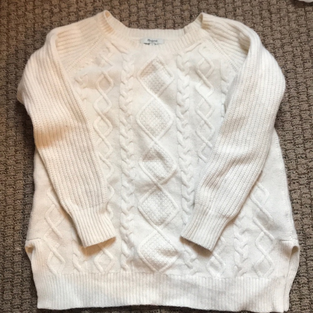 Madewell Cable Knit Sweater